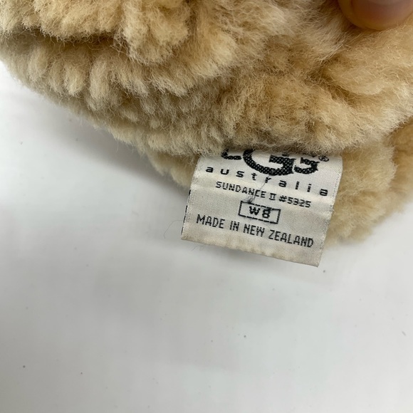 UGG TALL SUEDE SHEEPSKIN BOOTS 8 WIDE - Picture 6 of 8